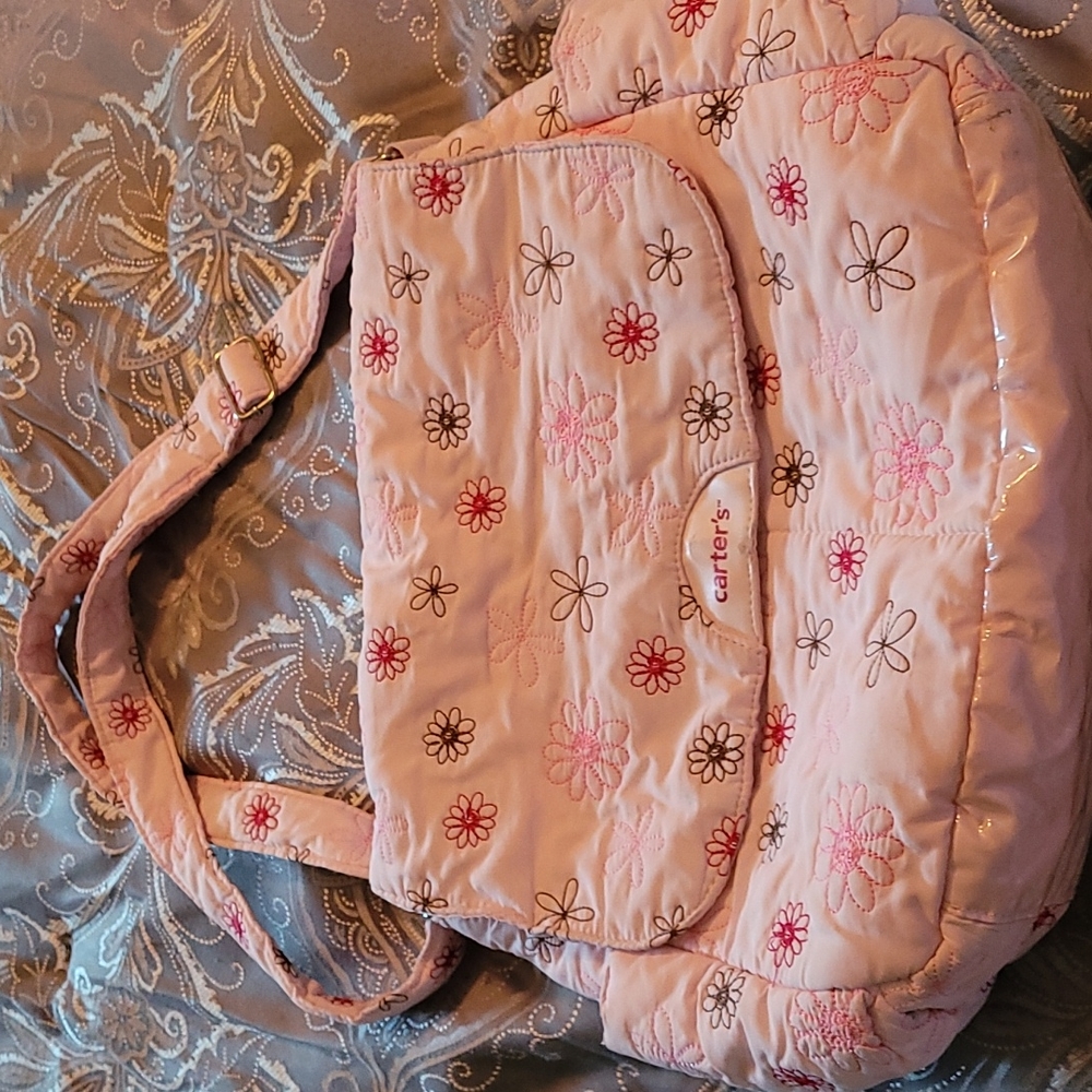 Carters Girl Baby Shoulder Diaper Bag